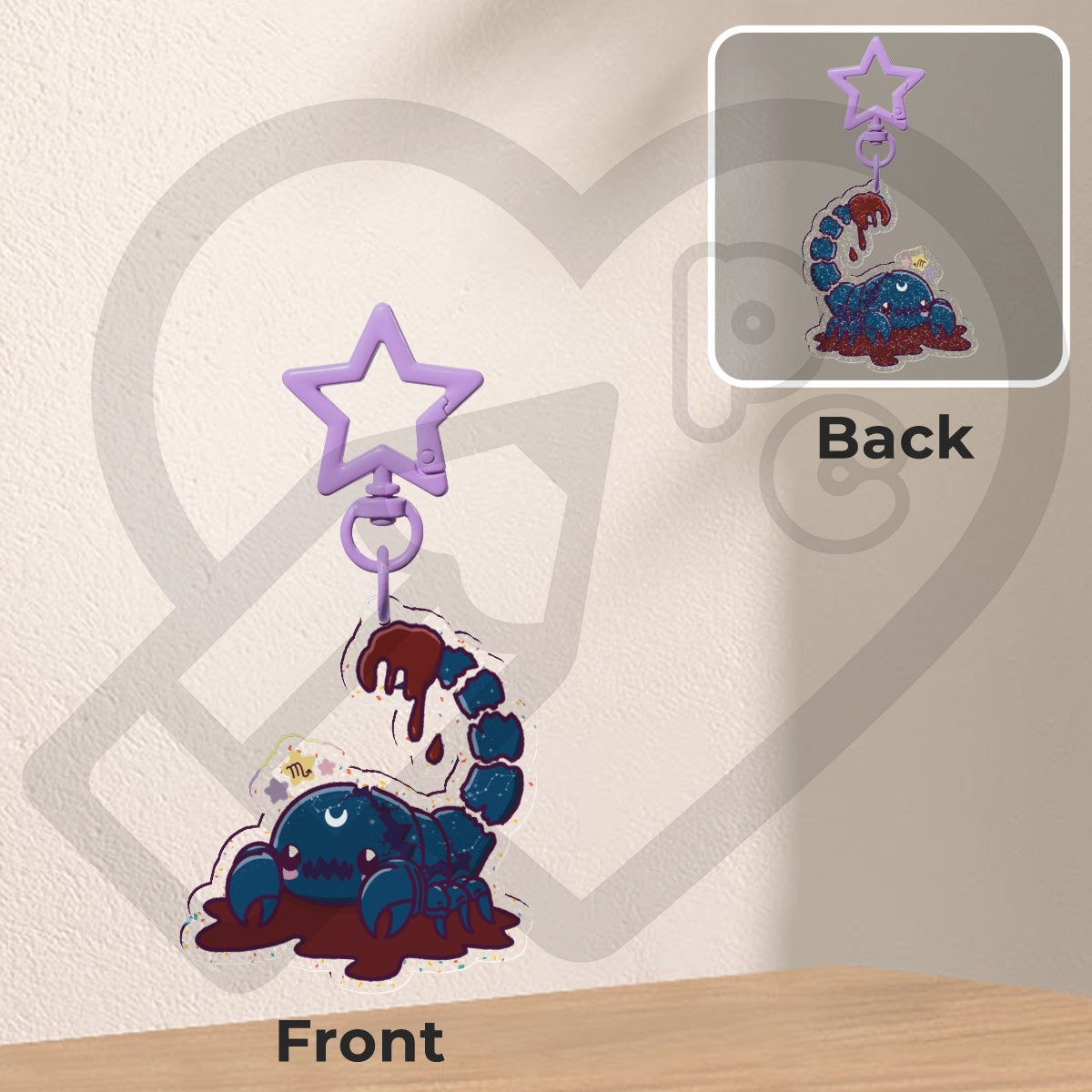Scorpio “Cosmic Cuties” Keychain