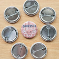 Flow Friends Kawaii Button Pin | 32mm Badge Pin | Choose Your Character
