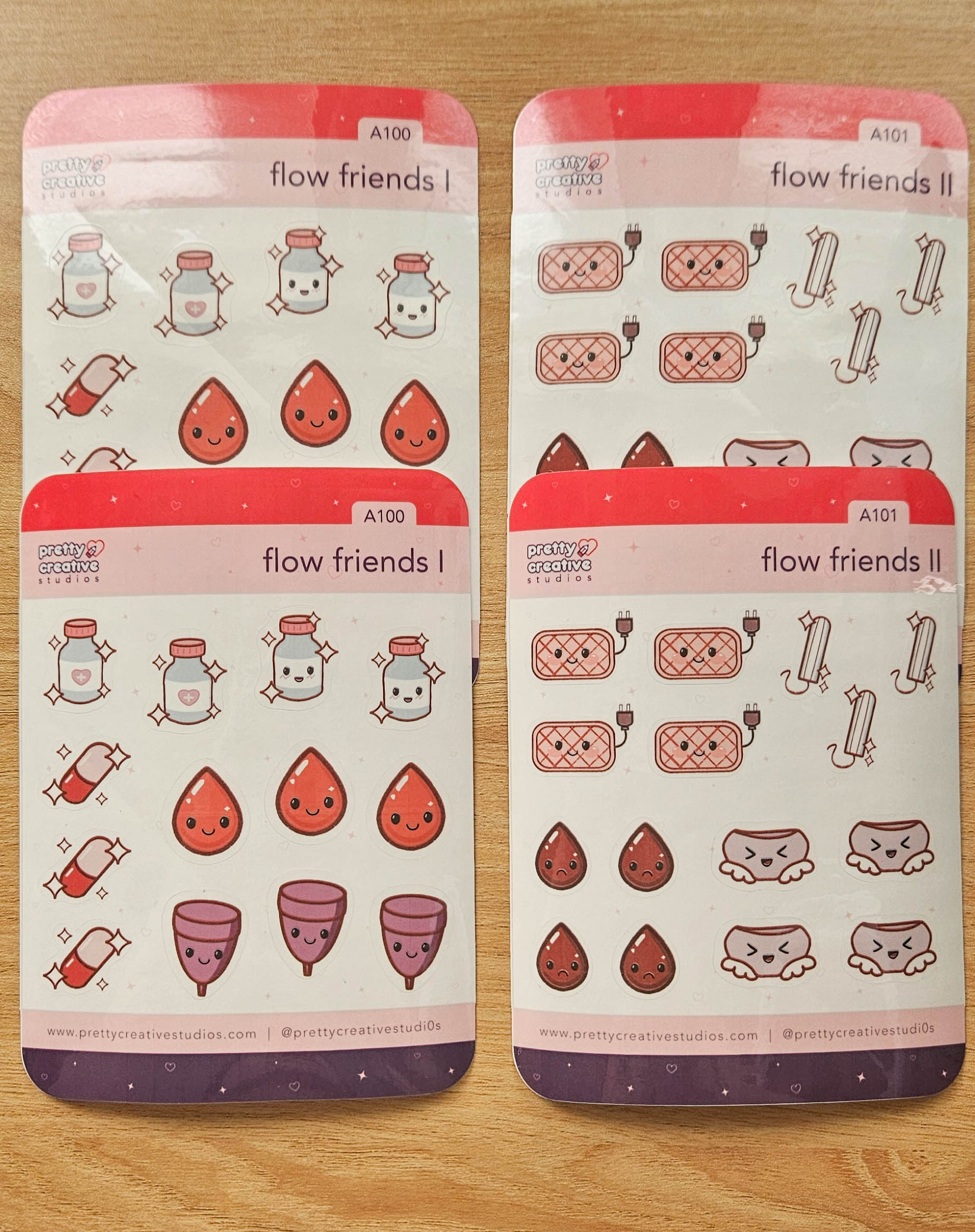 Flow Friends Complete Sticker Sheet Bundle